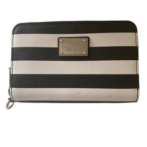 Michael Kors Monochrome Striped Wallet